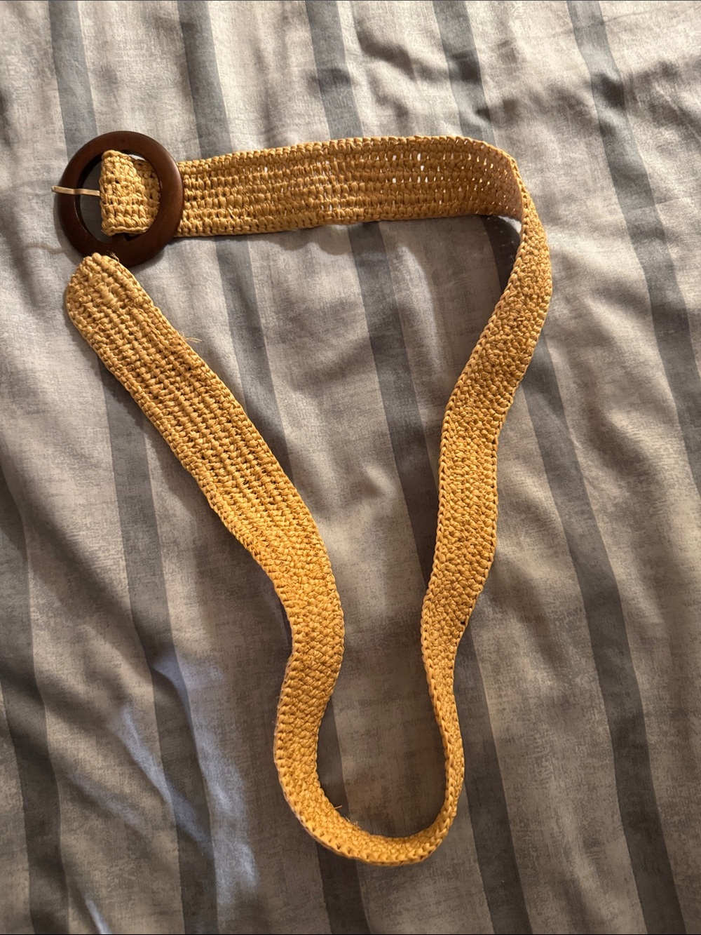 Sezane Woven Straw belt